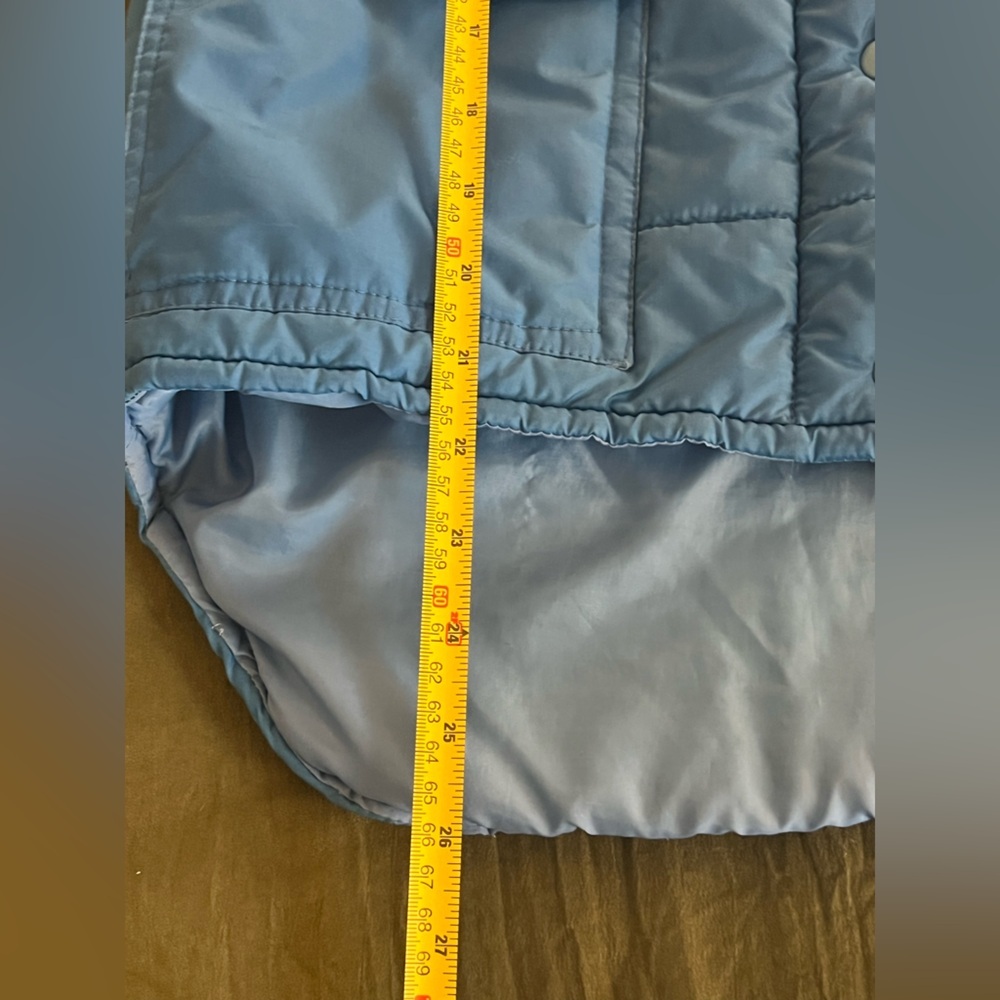 Vintage 1980s Cobble Stones Puffer Vest – Blue | Women’s Medium - Picture 8 of 8